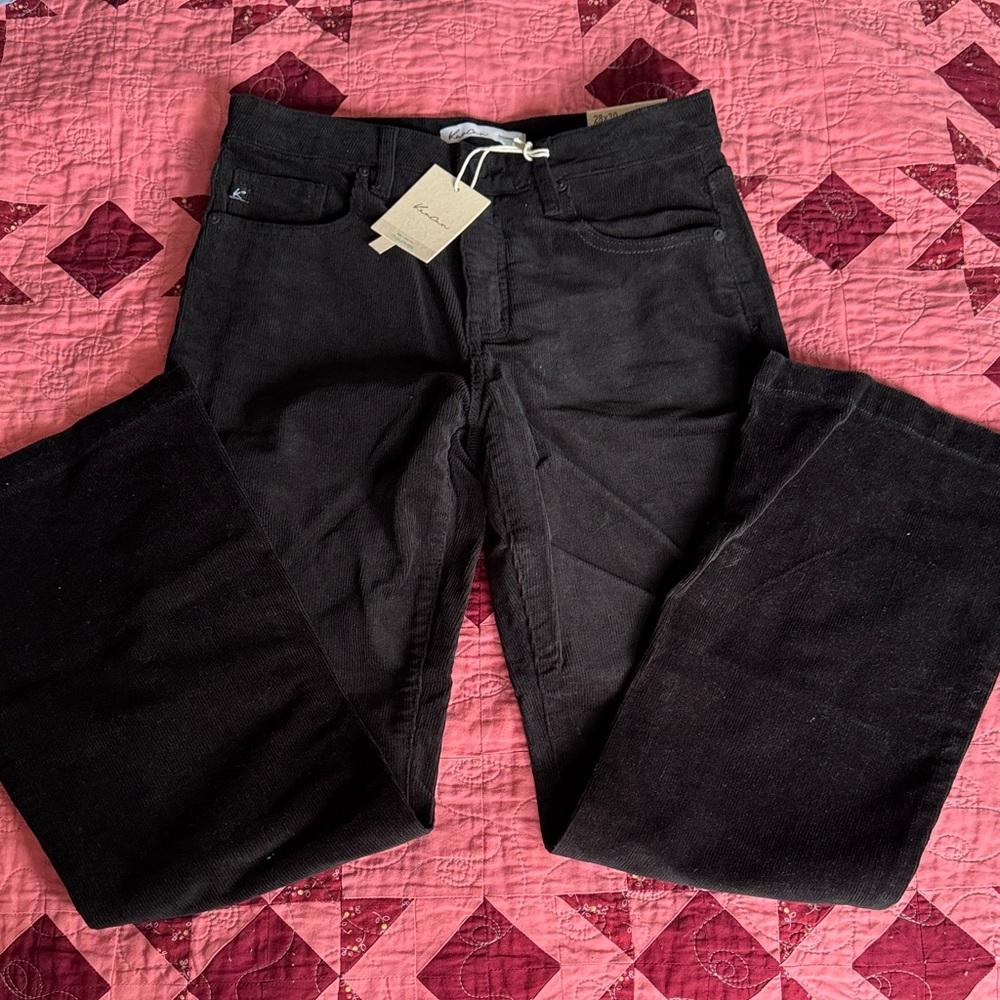 KanCan Black Corduroy Men's Pants